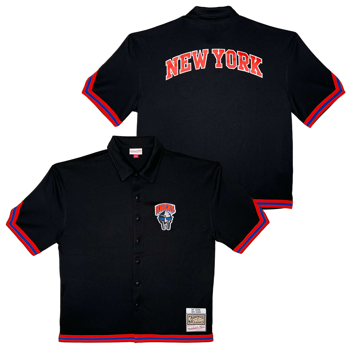 DOOMSDAY 2025: Mitchell &amp; Ness Knicks Shooting Shirt - Black