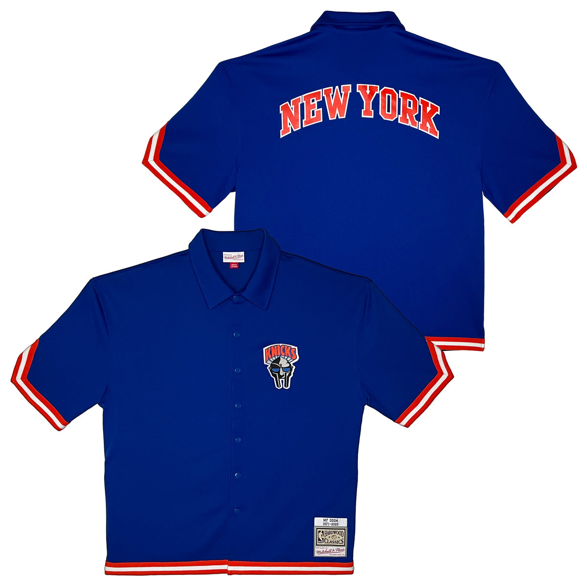 DOOMSDAY 2025: Mitchell &amp; Ness Knicks Shooting Shirt - Blue