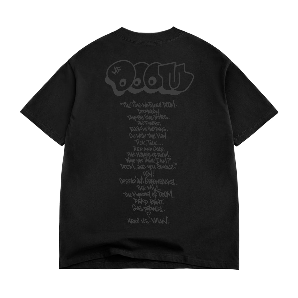 MF DOOM - Doomsday 25 Mask Shirt (Black) - Rhymesayers