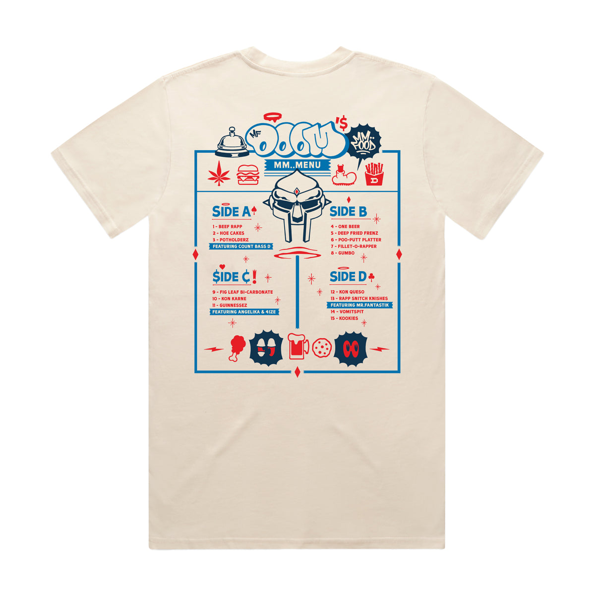 MF DOOM - DOOM&#39;s Diner Shirt (Ecru)