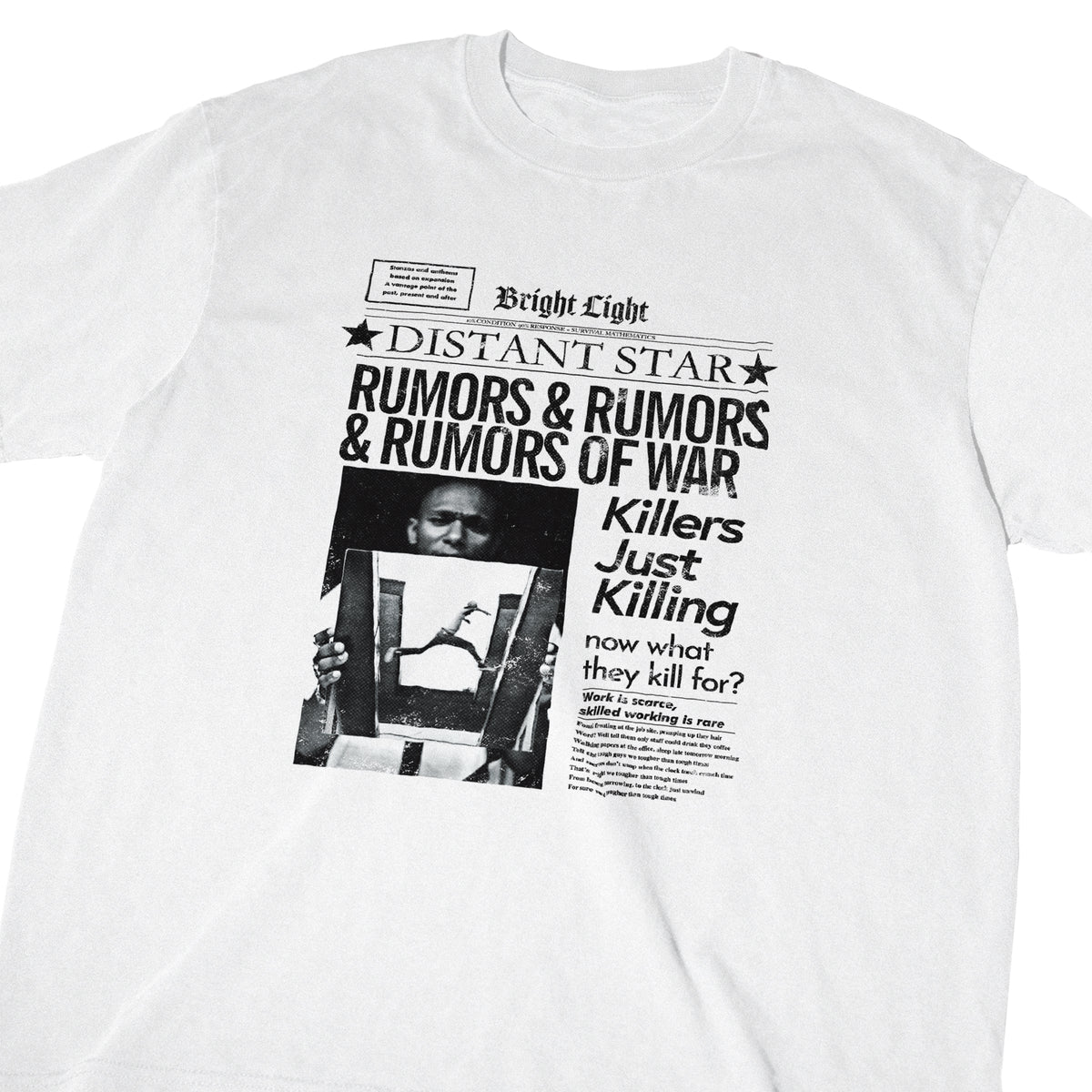 yasiin bey - Rumors Of War Shirt (White)