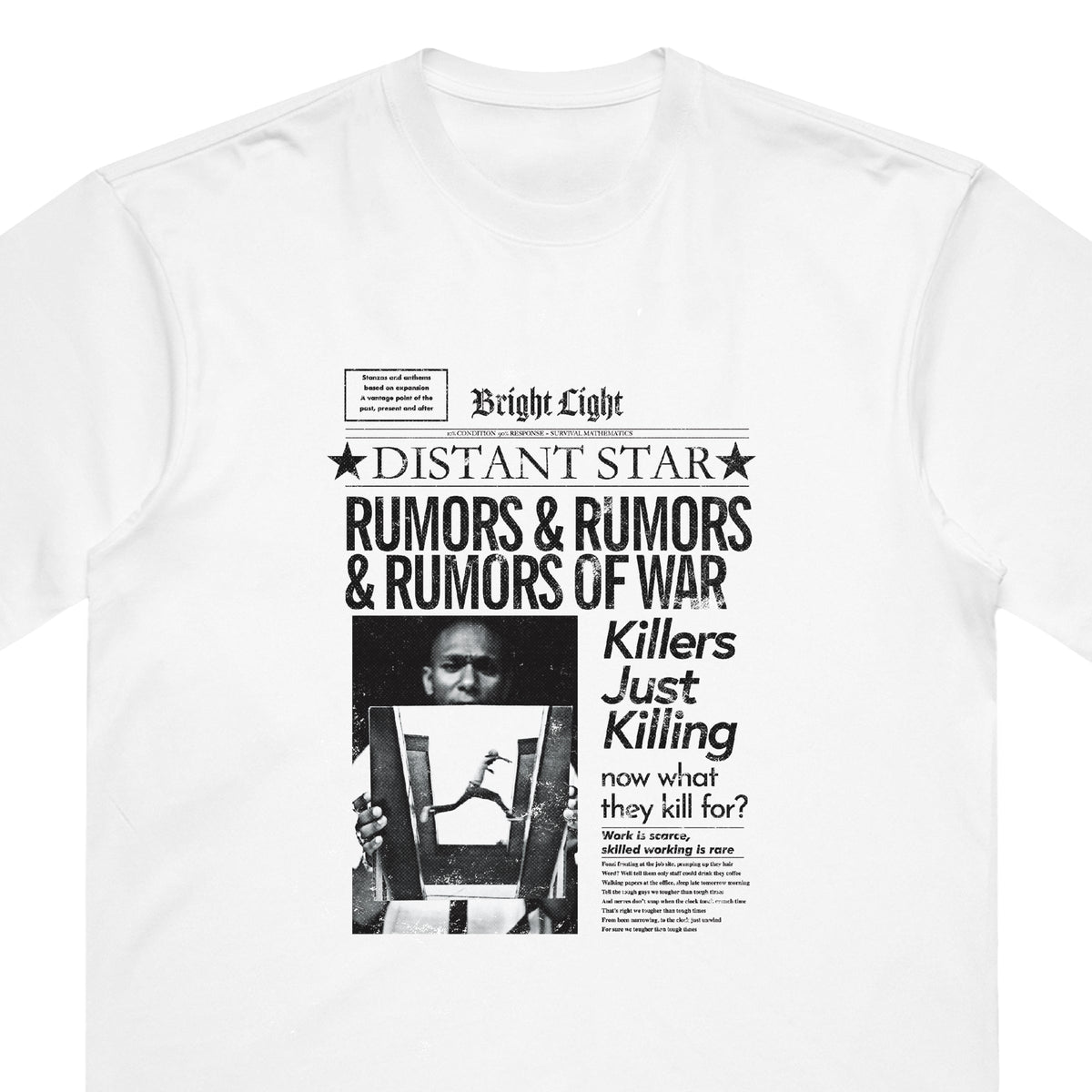 yasiin bey - Rumors Of War Shirt (White)