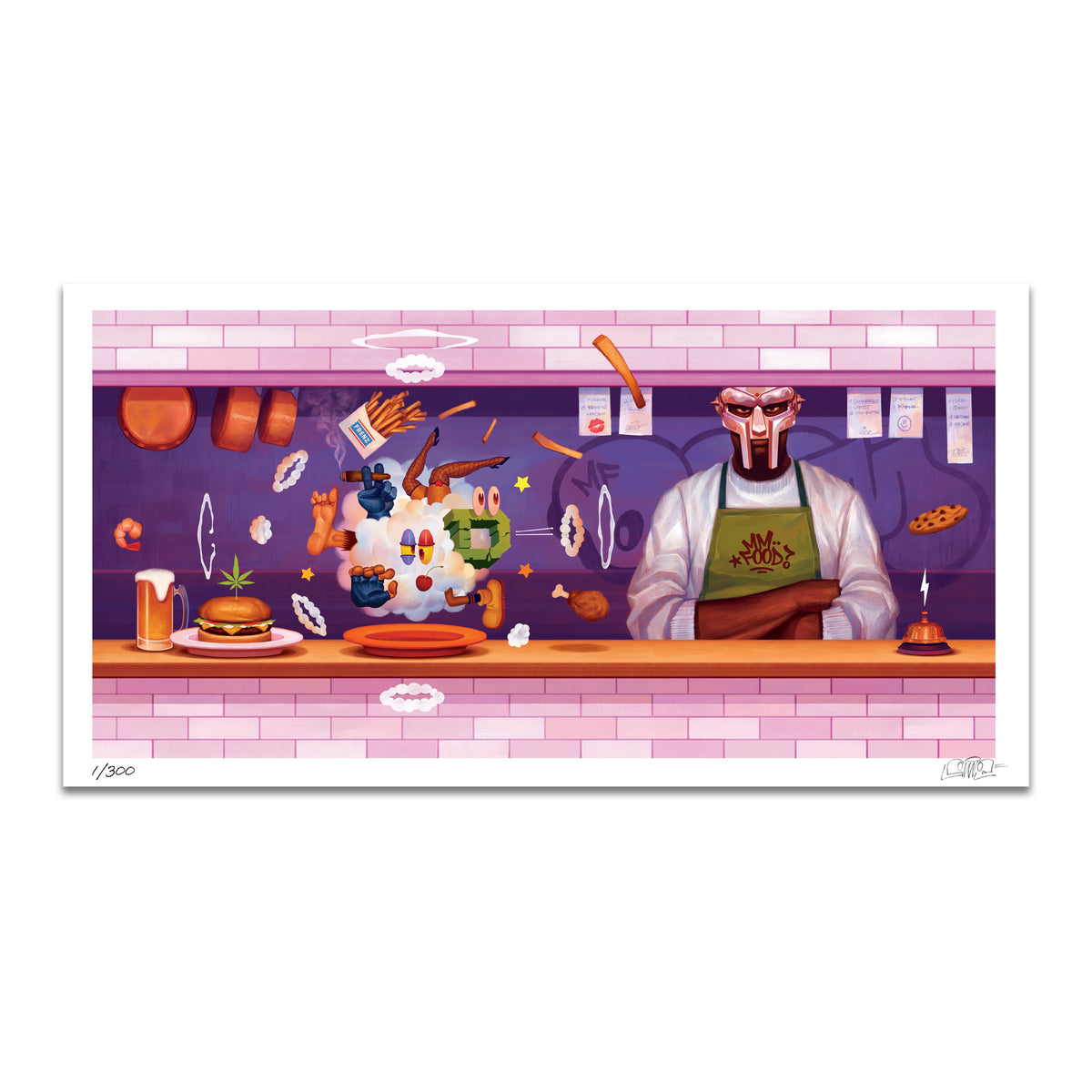 MF DOOM - MM..FOOD 20th Anniversary Print - Rhymesayers