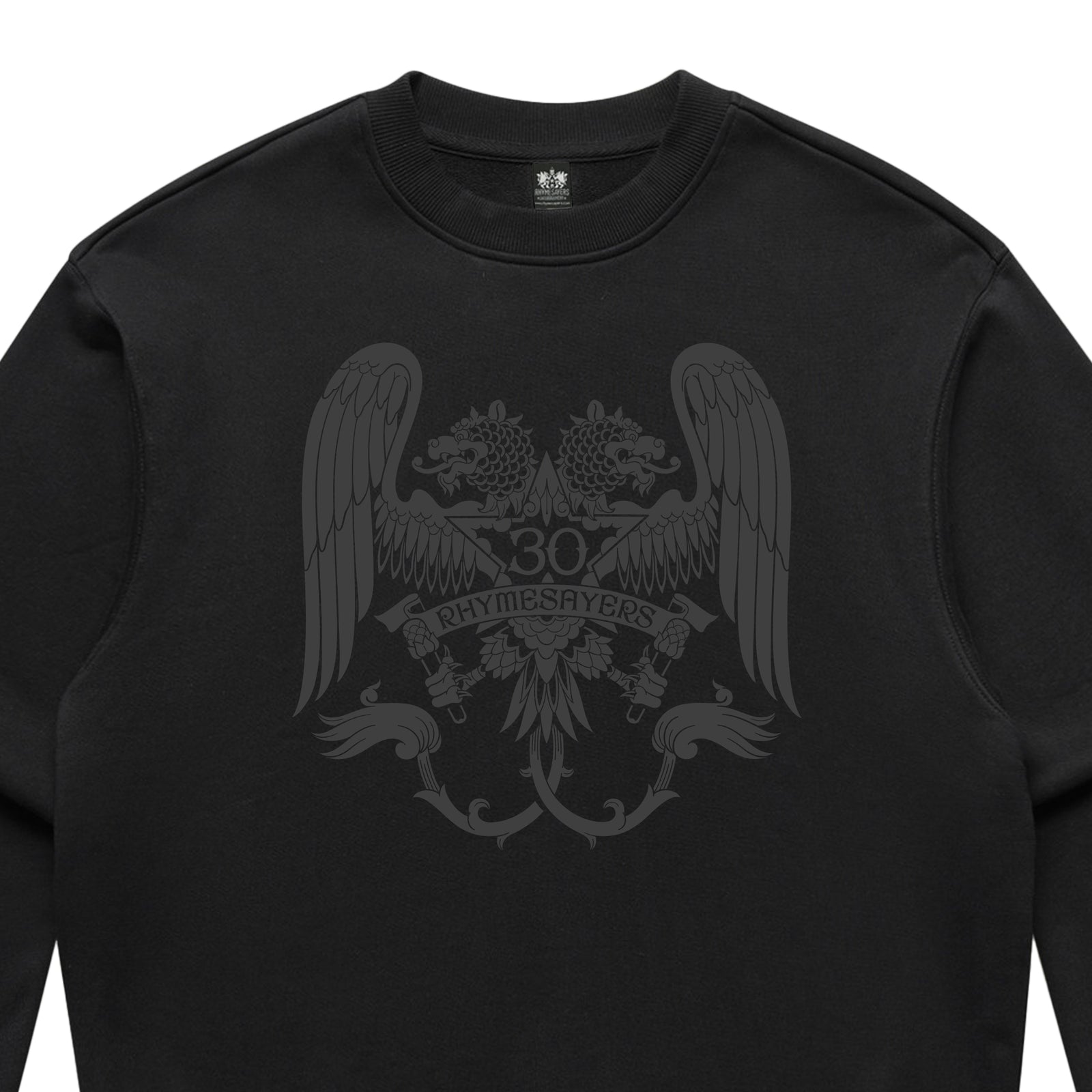 Rhymesayers “30 Years” Limited Black Friday Crewneck (Blackout)