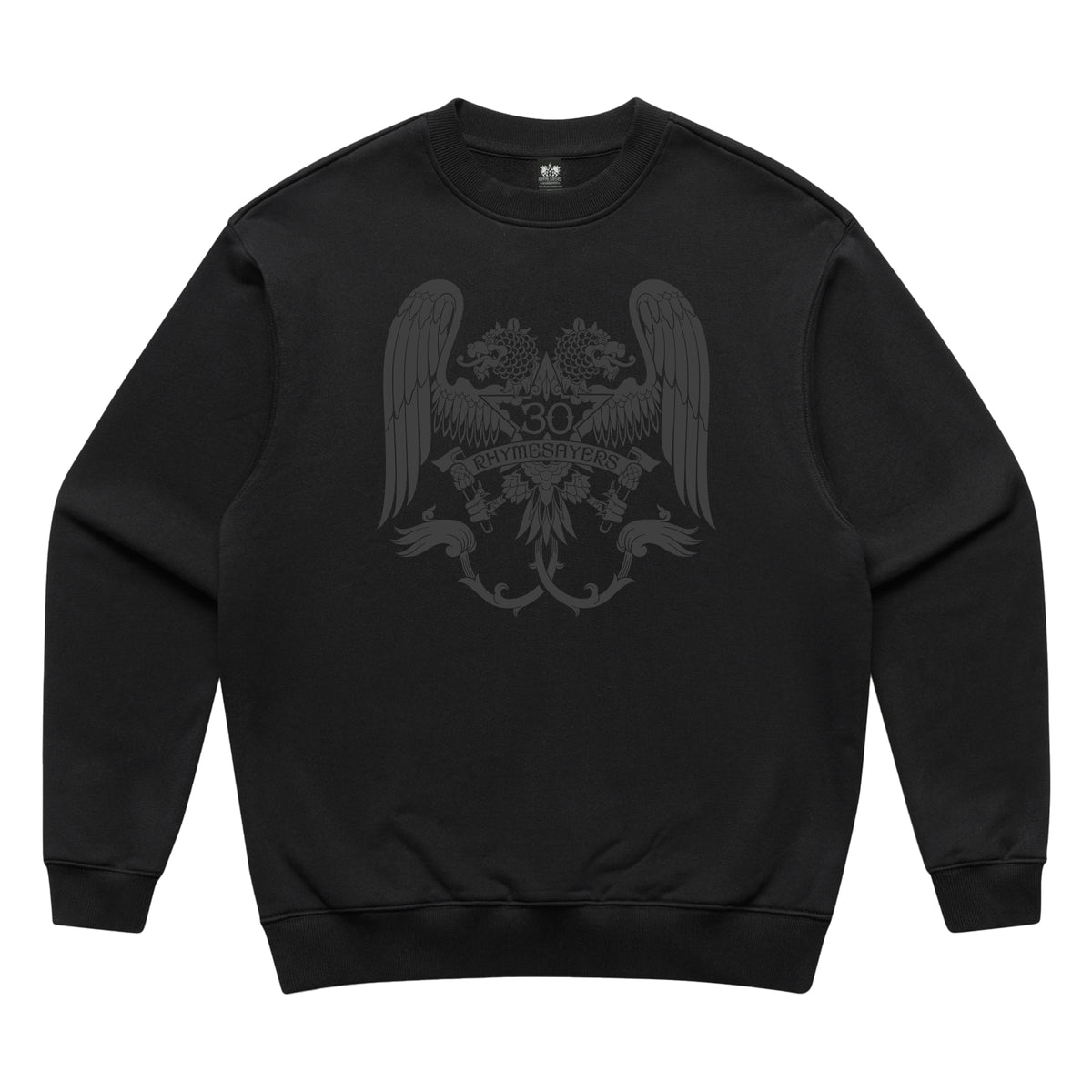 Rhymesayers “30 Years” Limited Black Friday Crewneck (Blackout)