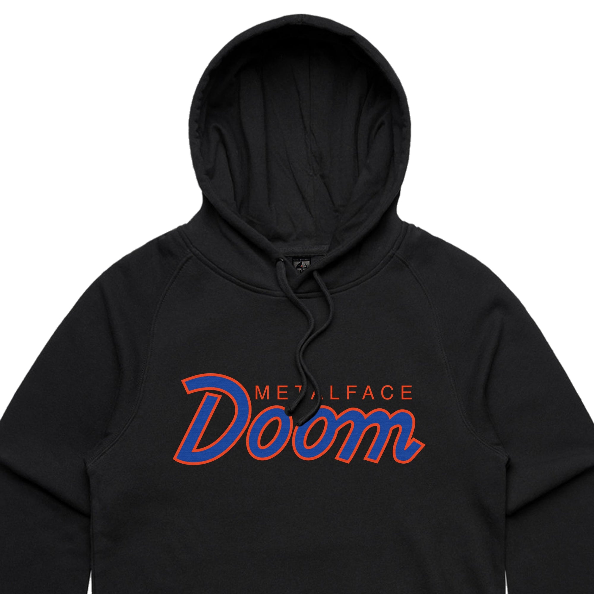 DOOMSDAY 2025: Retro Script Hoodie - Black