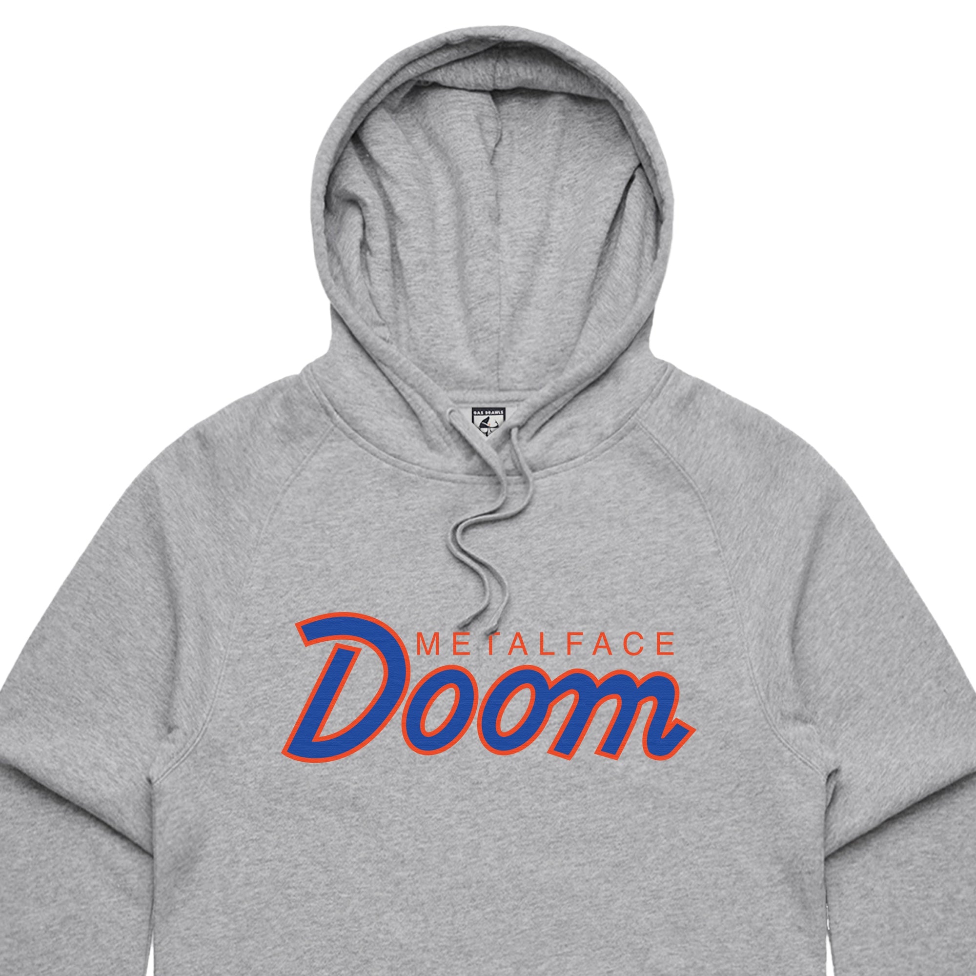 DOOMSDAY 2025: Retro Script Hoodie - Heather Gray
