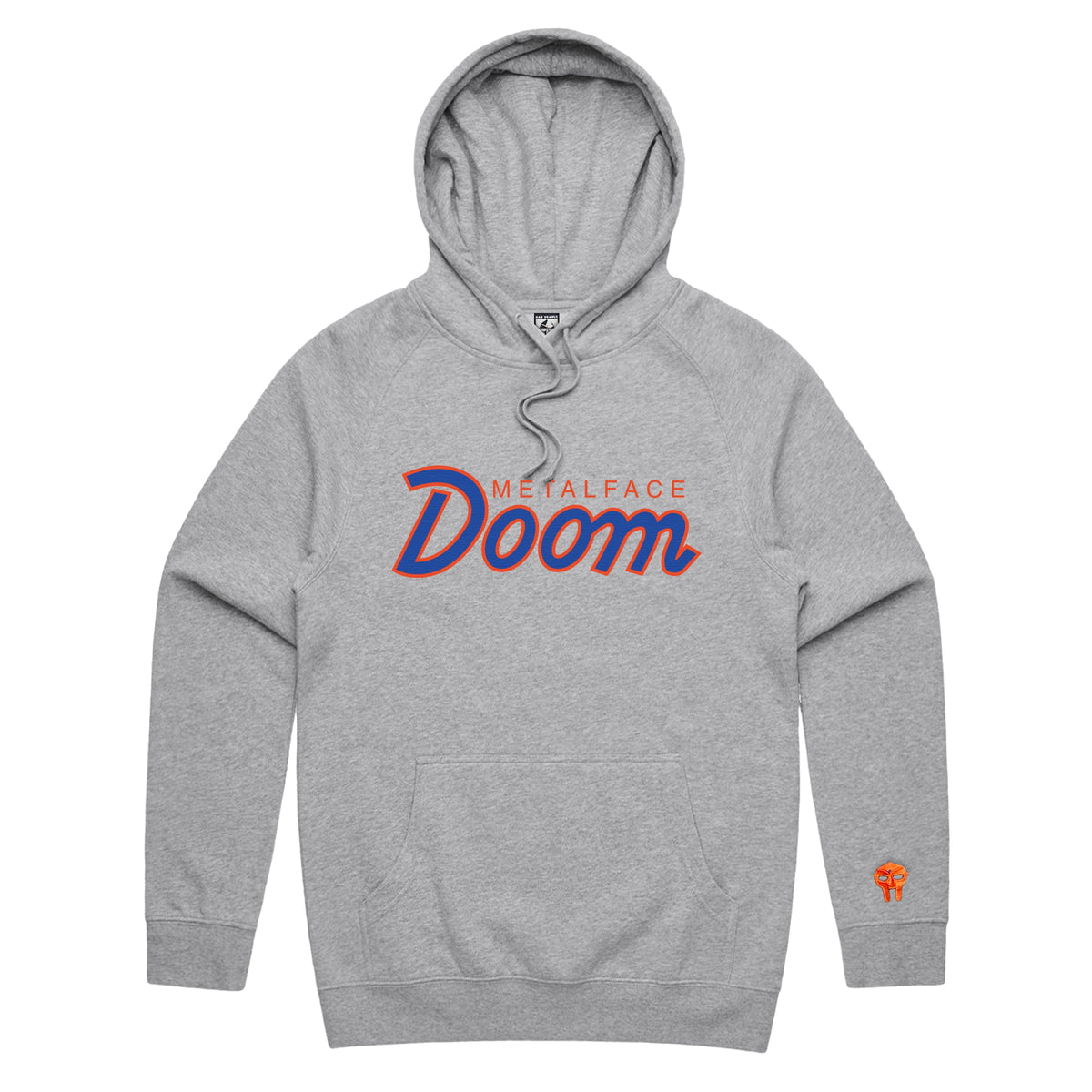 DOOMSDAY 2025: Retro Script Hoodie - Heather Gray