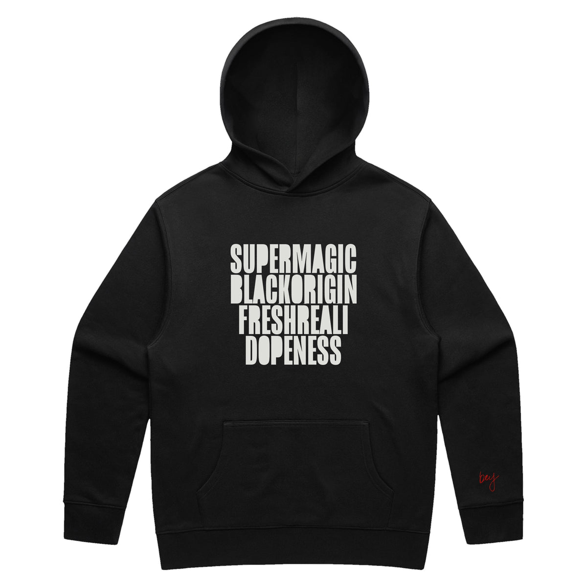 yasiin bey - Supermagic Hoodie (Black)