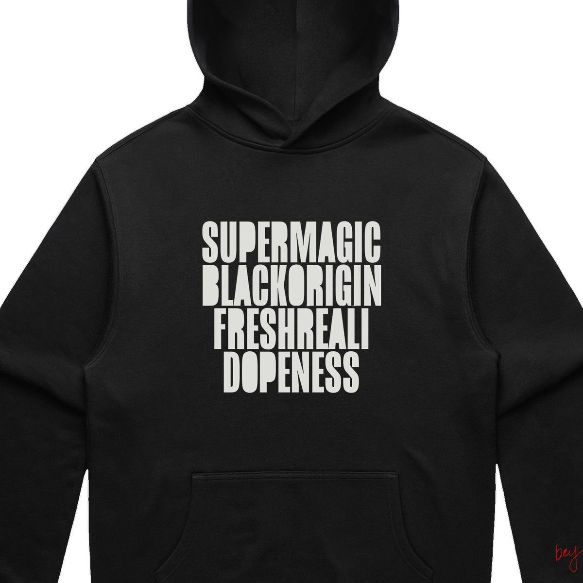 yasiin bey - Supermagic Hoodie (Black)