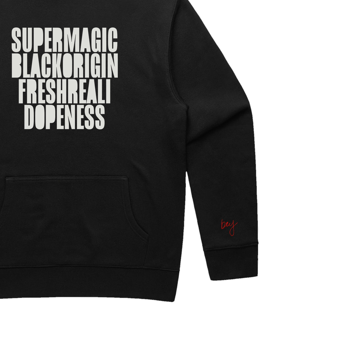 yasiin bey - Supermagic Hoodie (Black)