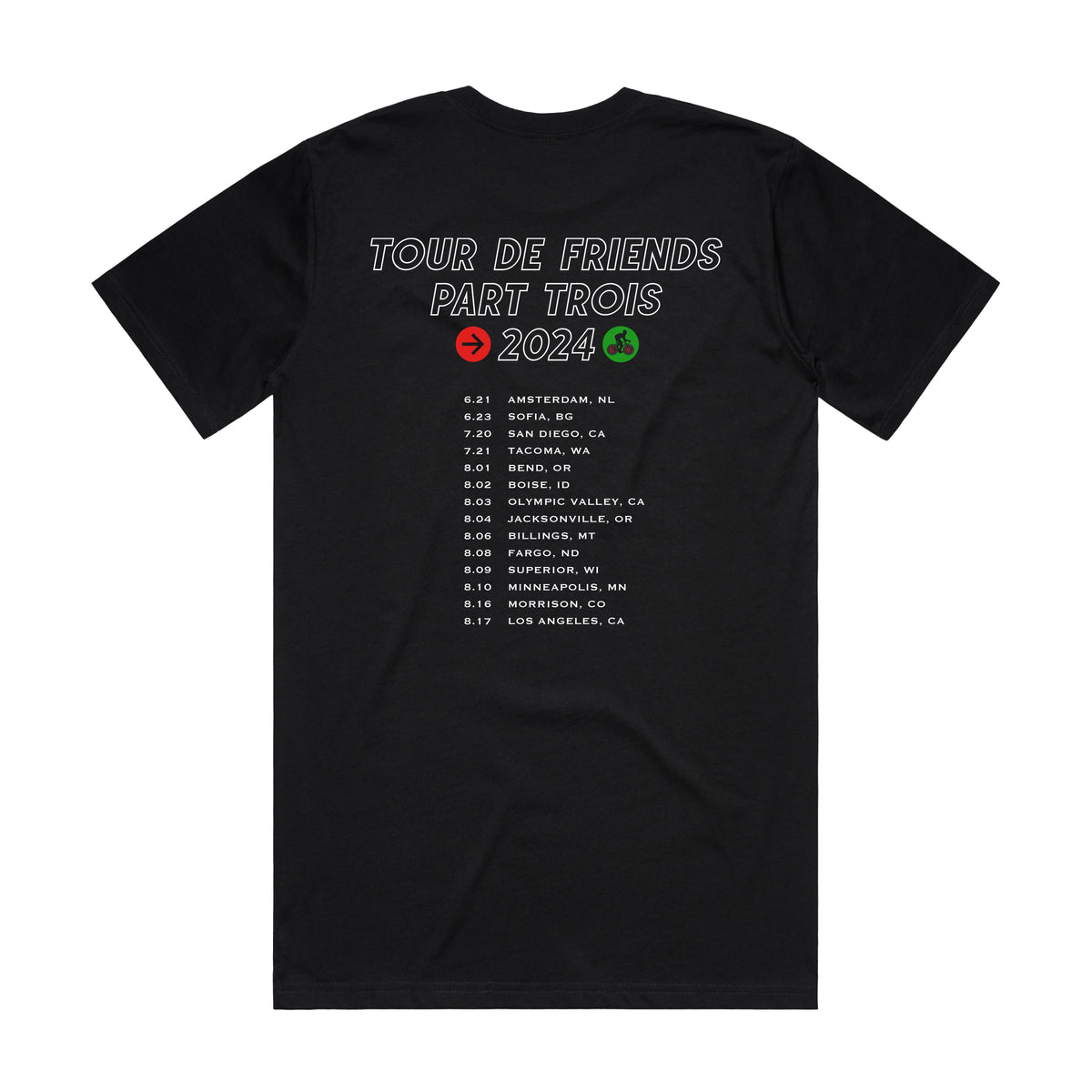 Atmosphere - Tour De Friends: Part Trois Tour T-Shirt (Black)