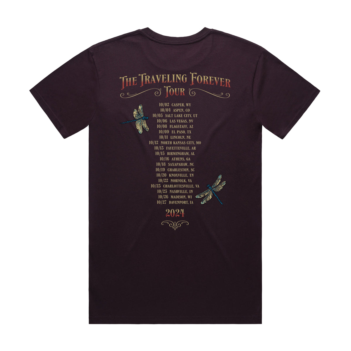 Atmosphere - Traveling Forever Tour T-Shirt (Plum)