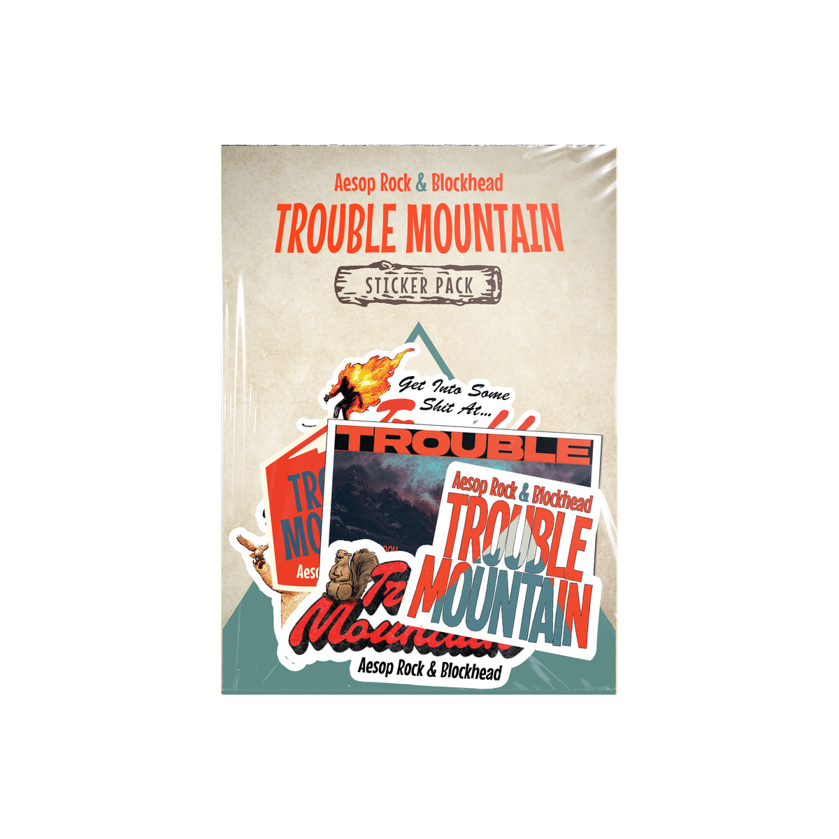 Aesop Rock x Blockhead - “Trouble Mountain” Sticker Pack