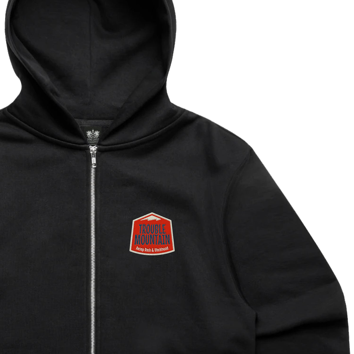 Aesop Rock x Blockhead - “Trouble Mountain” Zip Hoodie (Black)