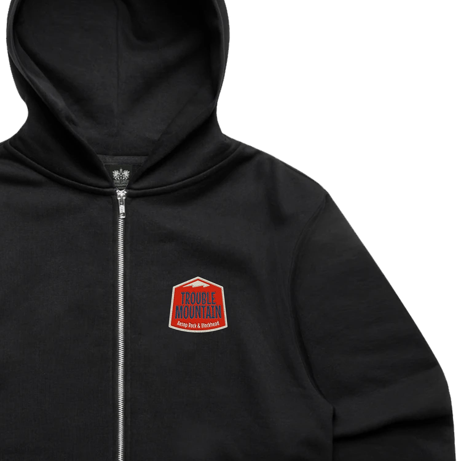Aesop Rock x Blockhead - “Trouble Mountain” Zip Hoodie (Black)
