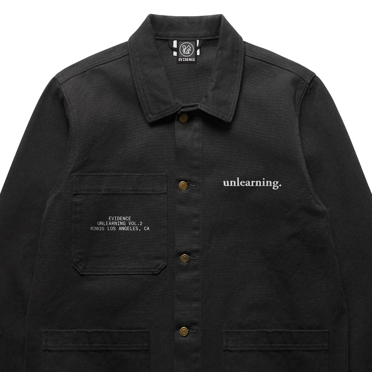 Evidence - Unlearning Canvas Chore Jacket (Black)
