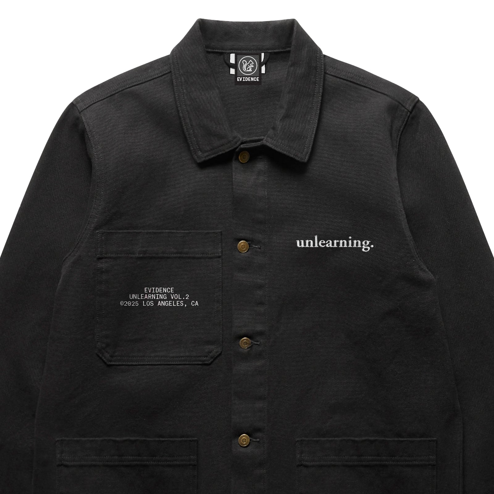 Evidence - Unlearning Canvas Chore Jacket (Black)