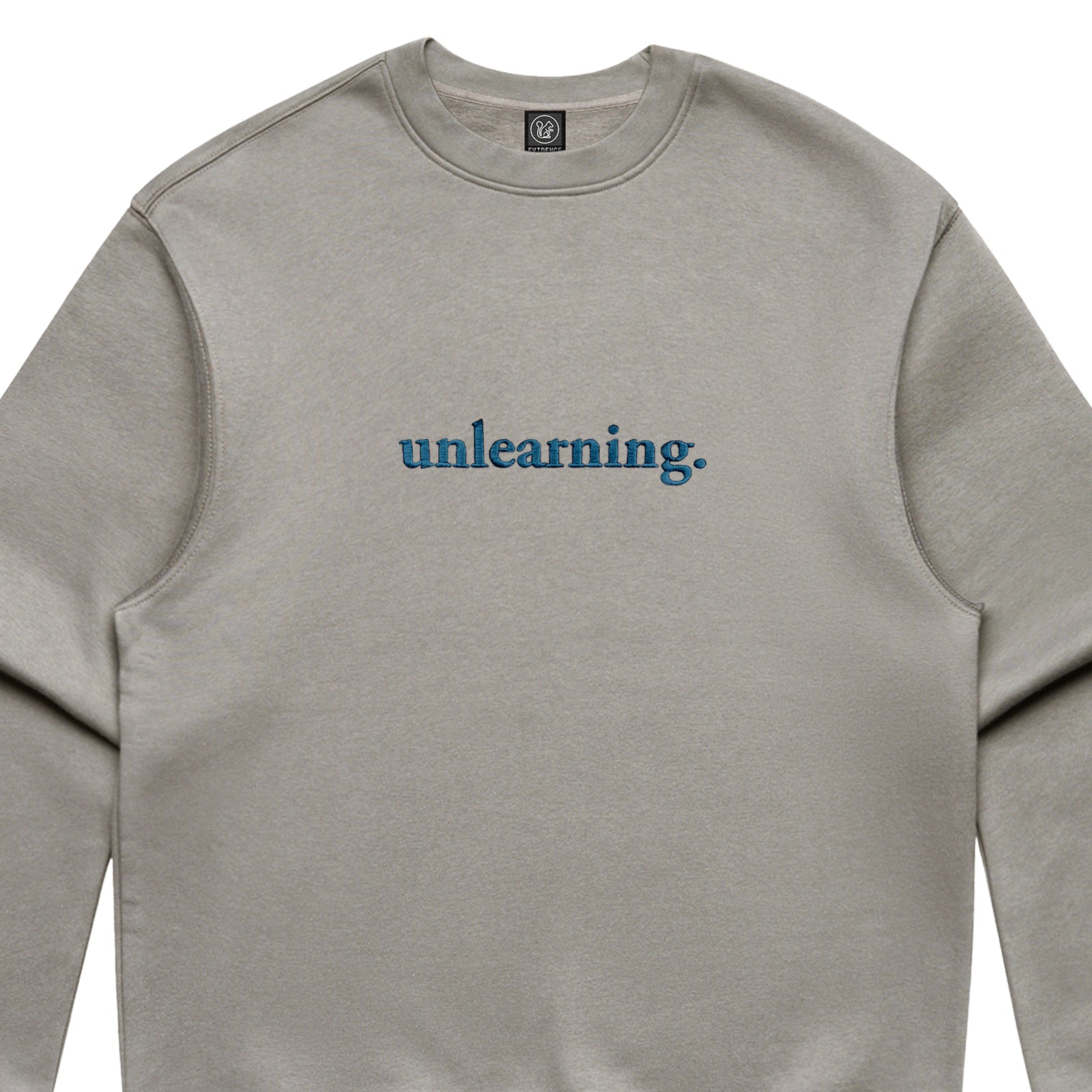 Evidence - Unlearning Embroidered Crewneck (Light Gray)
