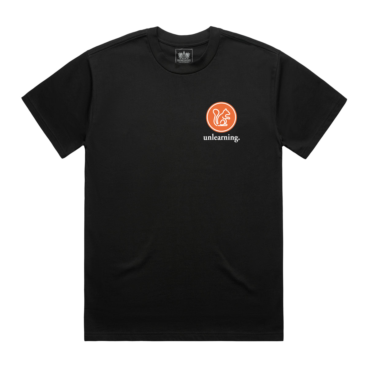 Evidence - Unlearning Squirrel Logo Shirt (Black)