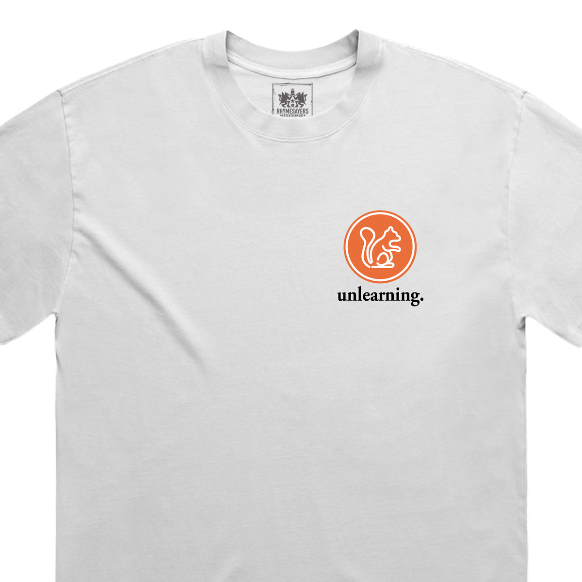 Evidence - Unlearning Squirrel Logo Shirt (White)