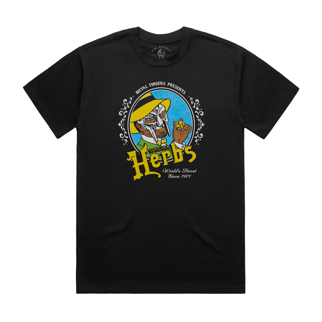 MF DOOM - Special Herbs Vintage Shirt (Black) - Rhymesayers