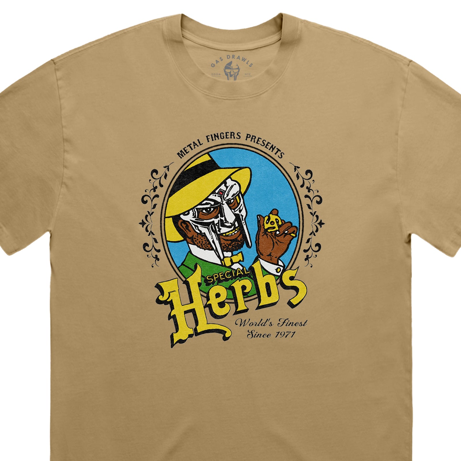 MF DOOM - Special Herbs Vintage Shirt (Sand)