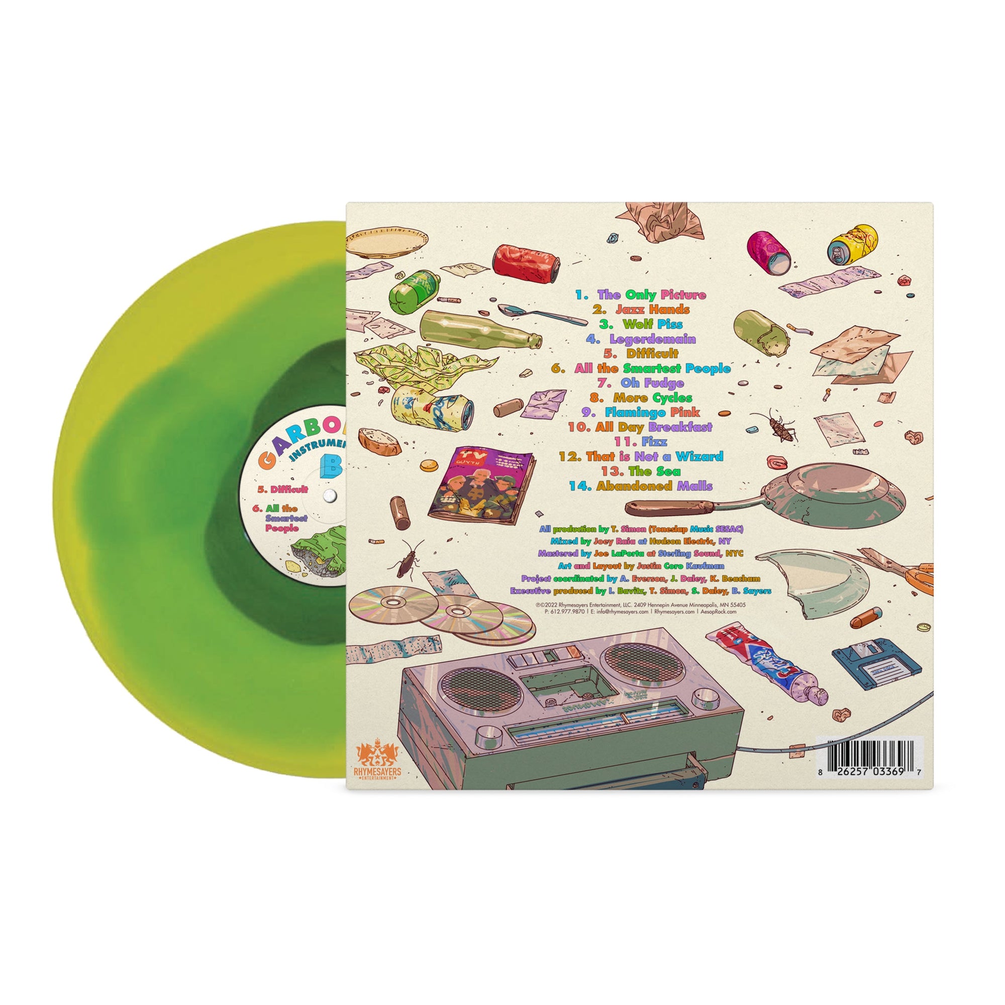 [DAMAGED] Aesop Rock x Blockhead - Garbology (Instrumentals) Vinyl