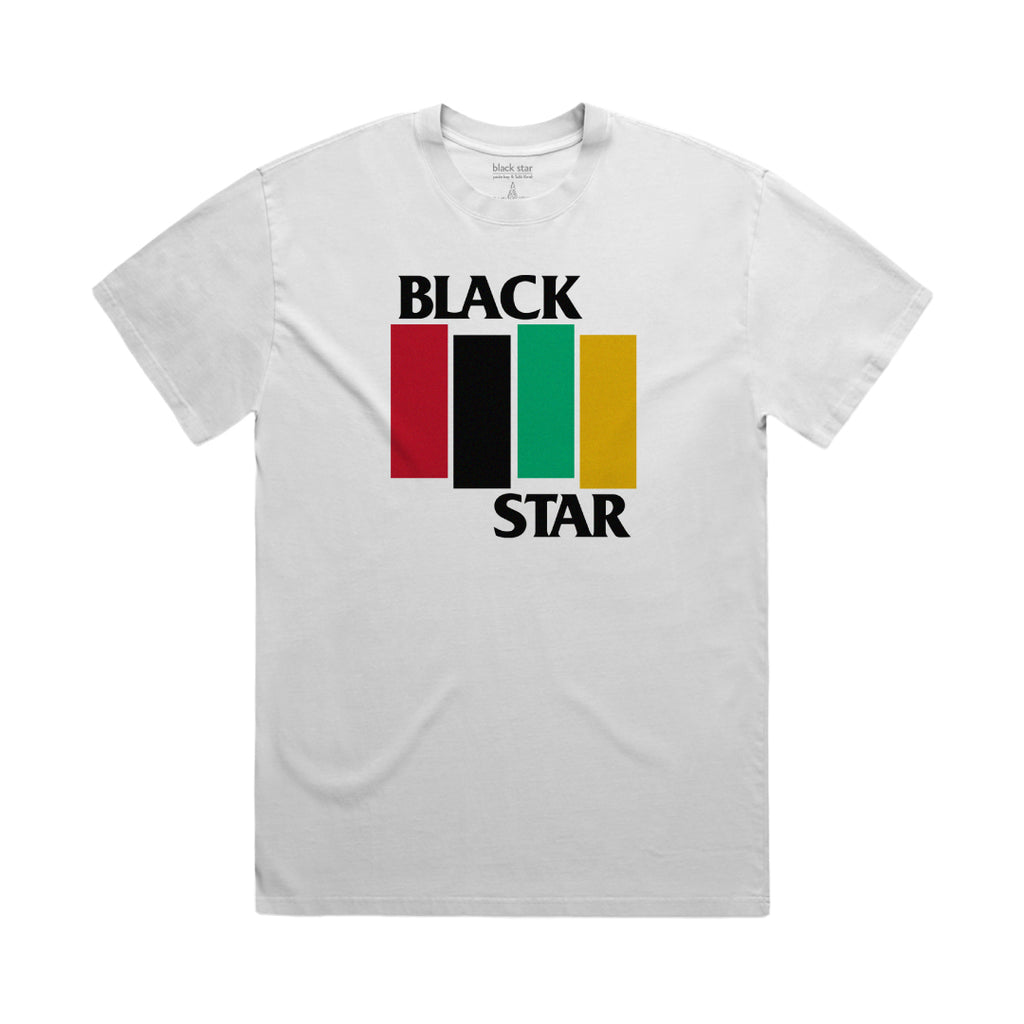 Black Star - Flag Shirt (Faded White) - Rhymesayers Entertainment