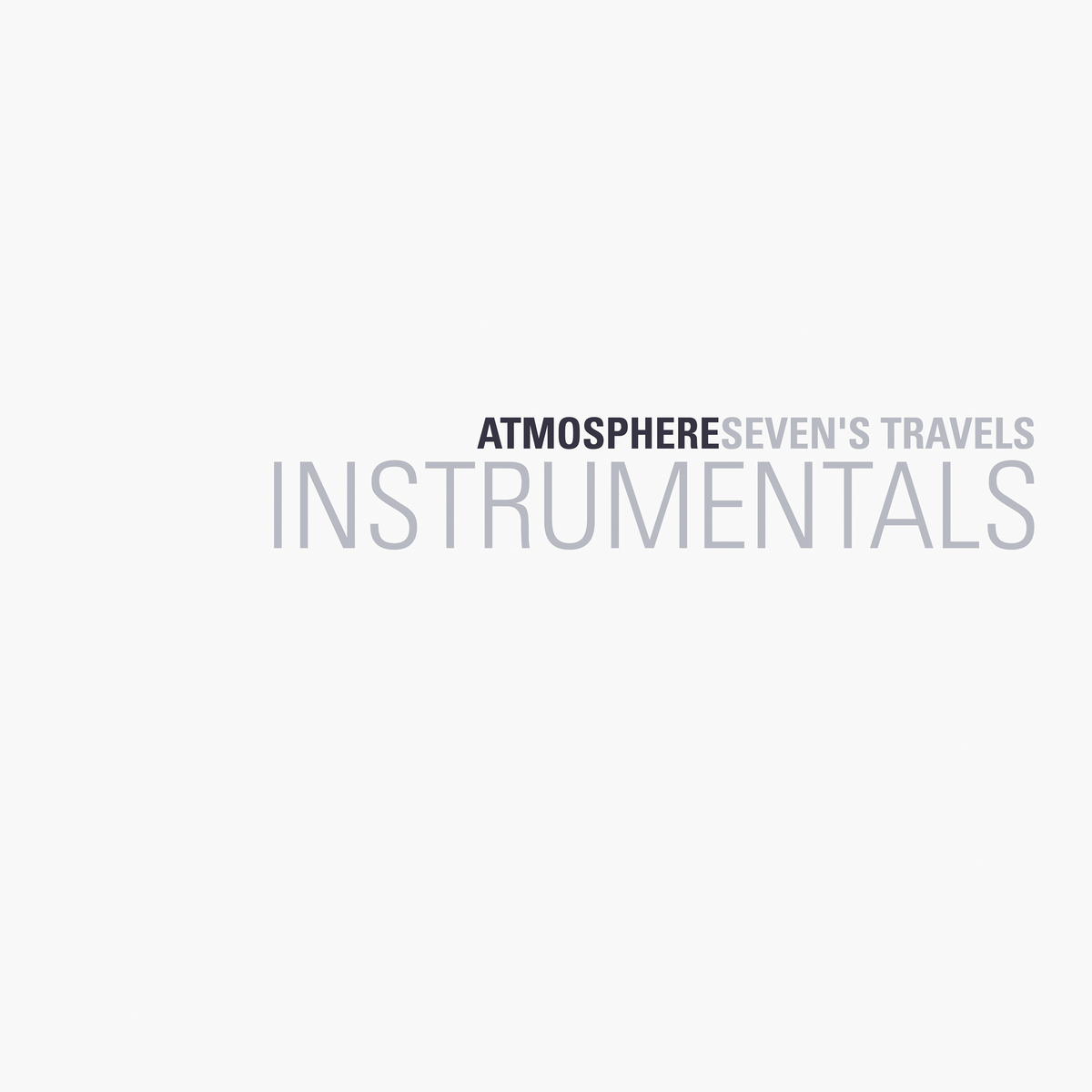 Atmosphere - Seven&#39;s Travels (Instrumentals) Digital