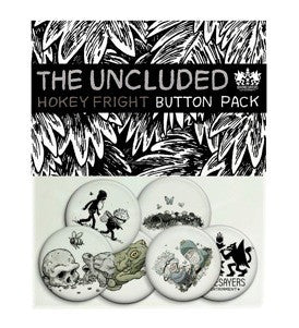 The Uncluded - Hokey Fright Button Pack