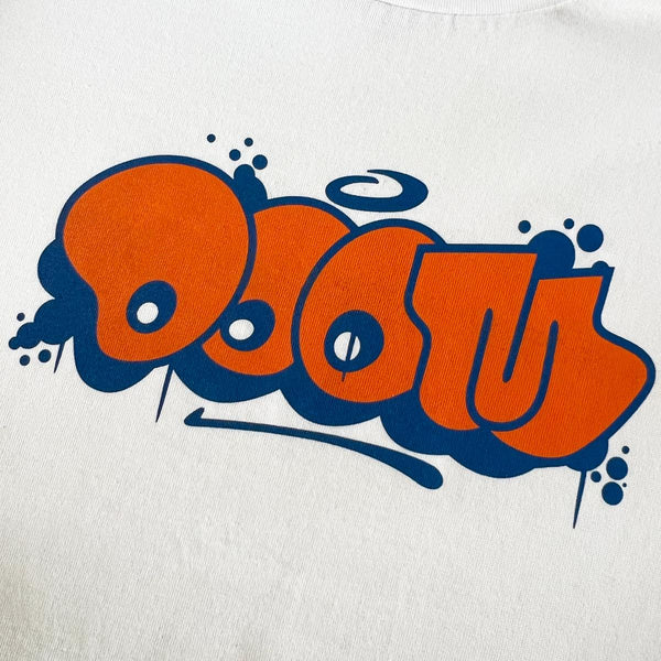 MF DOOM - Throw Logo Blue & Orange T-Shirt - Rhymesayers Entertainment