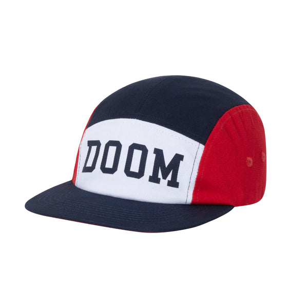 DOOM Color Block Hat (Navy/Red) - Rhymesayers Entertainment