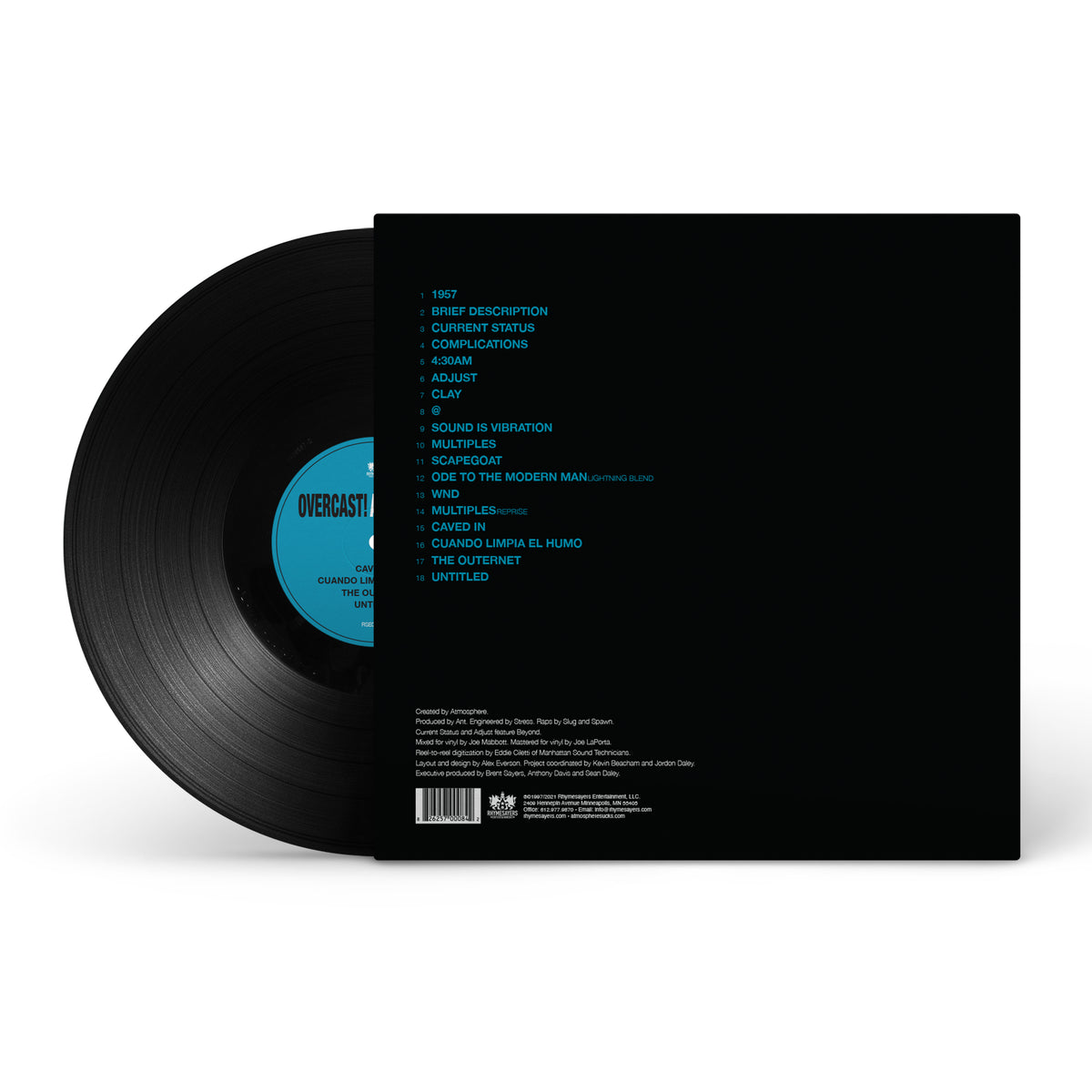 Atmosphere - Overcast! (Vinyl) - Rhymesayers Entertainment