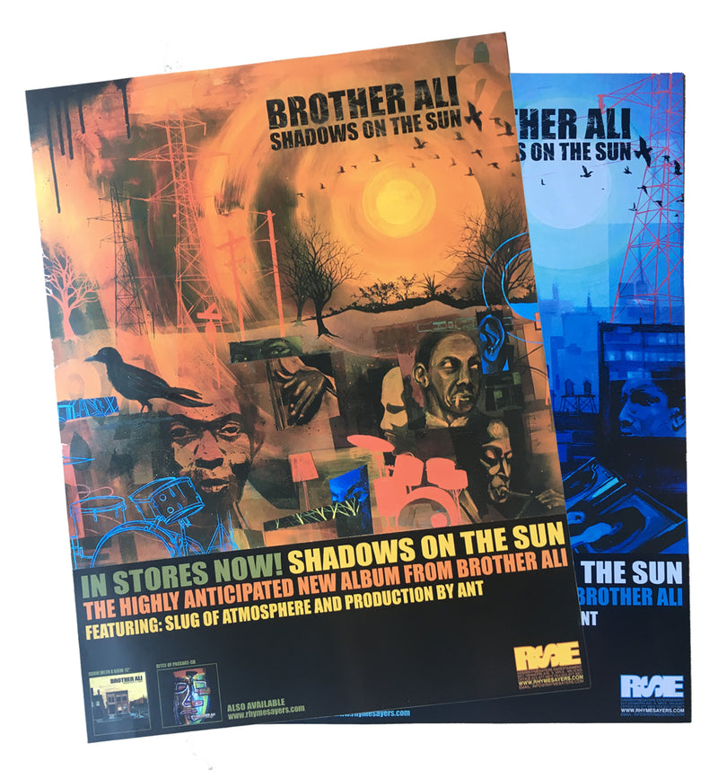 Brother Ali - Shadows On The Sun Poster - Rhymesayers Entertainment