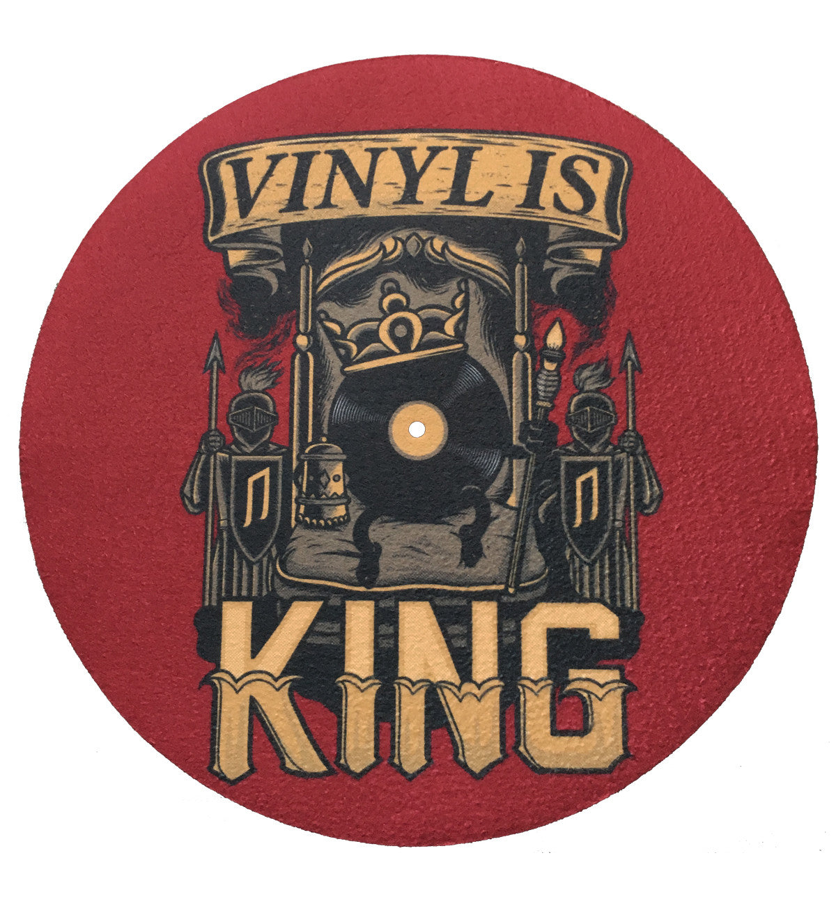 Fifth Element Vinyl is King Turntable Slipmat Rhymesayers Entertainment