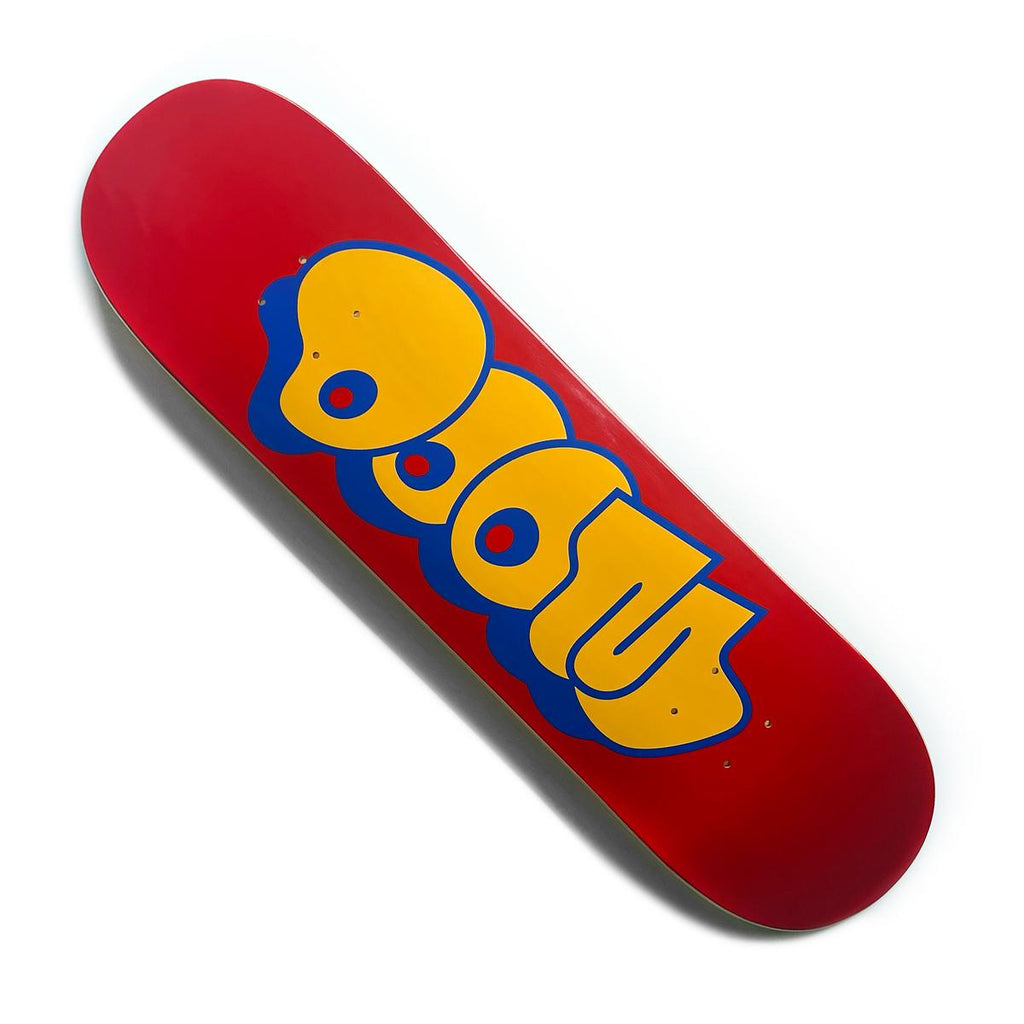 MF DOOM - Throw Logo Red Skate Deck - Rhymesayers Entertainment